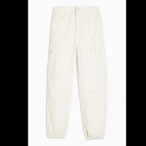 Topshop Tie Hem Utility Trousers
